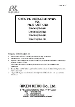 Riken Keiki 590-04R Operating Instructions Manual preview