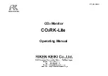 Предварительный просмотр 1 страницы Riken Keiki CO2RK-Lite Operating Manual