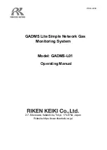 Riken Keiki GADMS Lite Operating Manual preview