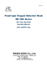 Предварительный просмотр 1 страницы Riken Keiki GD-10X Series Operating Manual