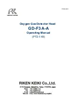 Riken Keiki GD-F3A-A Operating Manual preview