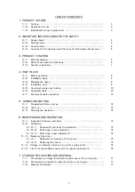 Preview for 3 page of Riken Keiki GD-F3A-SC-A Operating Manual