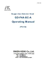 Riken Keiki GD-F4A-SC-A Operating Manual preview