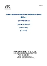 Preview for 1 page of Riken Keiki GP-1DGH Operating Manual