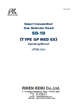 Riken Keiki GP MED EX Operating Manual preview