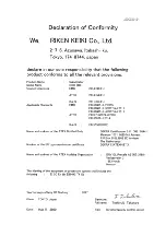 Предварительный просмотр 88 страницы Riken Keiki OHC-800 Operating Manual