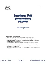 Riken Keiki PLU-70 Operating Manual preview