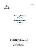 Предварительный просмотр 1 страницы Riken Keiki PT0-167 Operating Manual