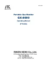 Riken Keiki PT0E-09810 Operating Manual preview