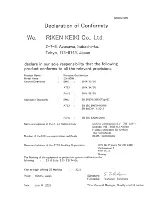 Preview for 57 page of Riken Keiki PT0E-09810 Operating Manual