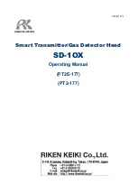 Riken Keiki PT2-177 Operating Manual preview