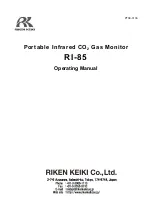 Riken Keiki RI-85 Operating Manual предпросмотр