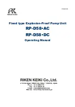 Riken Keiki RP-D58 AC Operating Manual предпросмотр