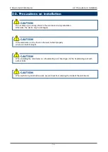 Предварительный просмотр 18 страницы Riken Keiki RS-400 Series Operating Manual