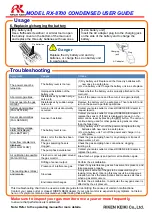 Preview for 2 page of Riken Keiki RX-8700 Quick Start Manual