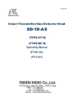 Riken Keiki SD-1D-AS Operating Manual preview