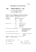 Preview for 69 page of Riken Keiki SD-1D-AS Operating Manual