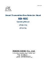 Preview for 1 page of Riken Keiki SD-1EC Operating Manual