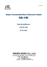 Preview for 1 page of Riken Keiki SD-1RI Operating Manual