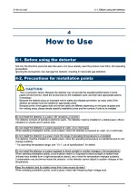 Preview for 14 page of Riken Keiki SD-1RI Operating Manual