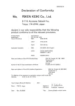 Preview for 57 page of Riken Keiki SD-1RI Operating Manual