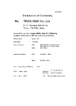 Предварительный просмотр 32 страницы Riken Keiki TAN-5000 Operating Manual