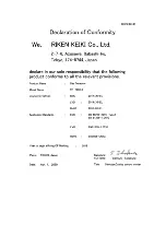 Preview for 83 page of Riken Keiki TP-70DGII Operating Manual