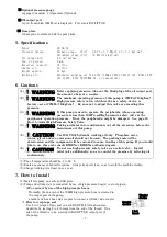 Предварительный просмотр 8 страницы RIKEN ON-5H-18 Operation And Maintenance Manual