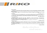 Предварительный просмотр 2 страницы RIKO marla villa User Manual