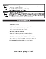 Preview for 3 page of Rikon Power Tools 10-050 Owner'S Manual