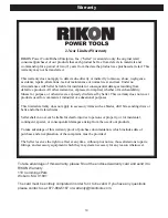 Предварительный просмотр 19 страницы Rikon Power Tools 10-110B Owner'S Manual