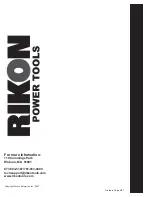 Предварительный просмотр 20 страницы Rikon Power Tools 10-110B Owner'S Manual