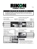 Предварительный просмотр 40 страницы Rikon Power Tools 10-201 Operator'S Manual