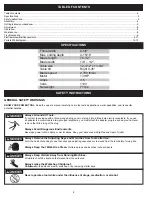 Preview for 2 page of Rikon Power Tools 10-305 Owner'S Manual