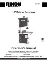 Rikon Power Tools 10-3061 Operator'S Manual предпросмотр