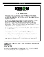 Предварительный просмотр 25 страницы Rikon Power Tools 10-325 Owner'S Manual