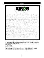 Preview for 17 page of Rikon Power Tools 10-336 Owner'S Manual