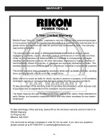 Preview for 35 page of Rikon Power Tools 10-341 Operator'S Manual