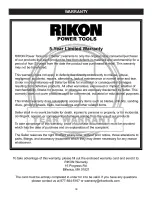 Предварительный просмотр 39 страницы Rikon Power Tools 10-342 Operator'S Manual