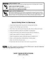 Preview for 3 page of Rikon Power Tools 10-345 Owner'S Manual