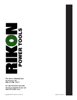 Preview for 24 page of Rikon Power Tools 10-345 Owner'S Manual