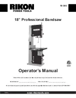 Rikon Power Tools 10-346 Operator'S Manual preview