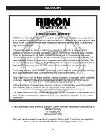 Предварительный просмотр 39 страницы Rikon Power Tools 10-347 Operator'S Manual