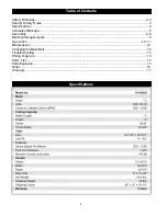 Preview for 4 page of Rikon Power Tools 10-600VS Operator'S Manual