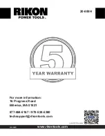 Предварительный просмотр 24 страницы Rikon Power Tools 20-800H Operator'S Manual