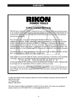 Предварительный просмотр 26 страницы Rikon Power Tools 23-400H Operator'S Manual