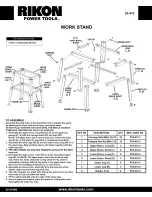 Предварительный просмотр 1 страницы Rikon Power Tools 25-410 Assemble Manual