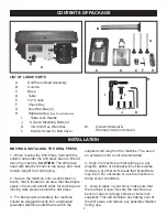 Preview for 8 page of Rikon Power Tools 30-100 Operator'S Manual