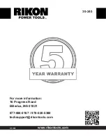 Предварительный просмотр 24 страницы Rikon Power Tools 30-240 Operator'S Manual