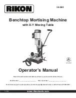 Rikon Power Tools 34-260 Operator'S Manual preview